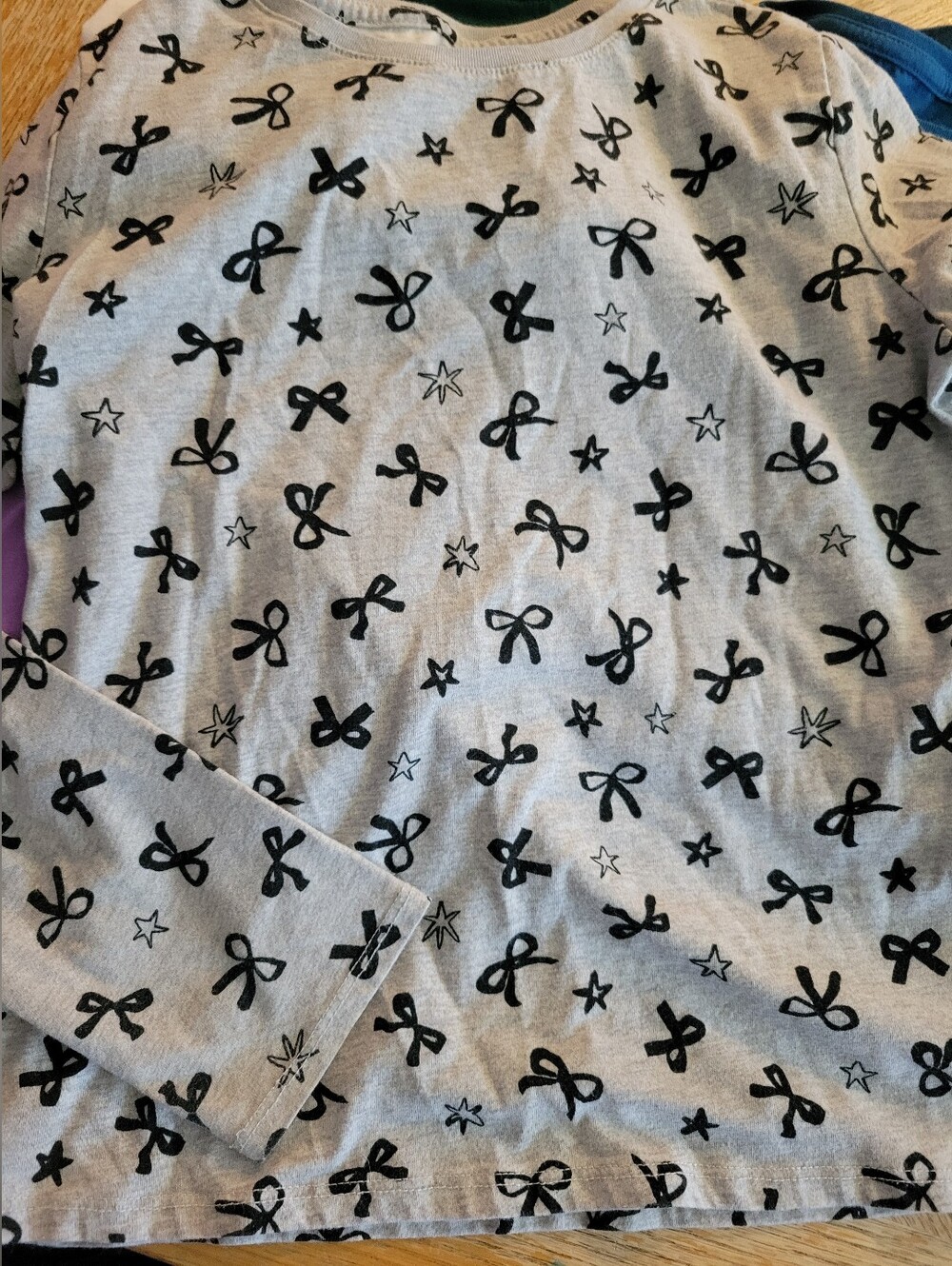 Wonder Nation Long Sleeve Girls Shirt Bundle L 10/12 - Picture 4 of 12
